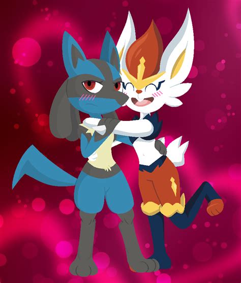 lucario x cinderace|lucario, Pokémon, Cinderace / Lucario × Cinderace